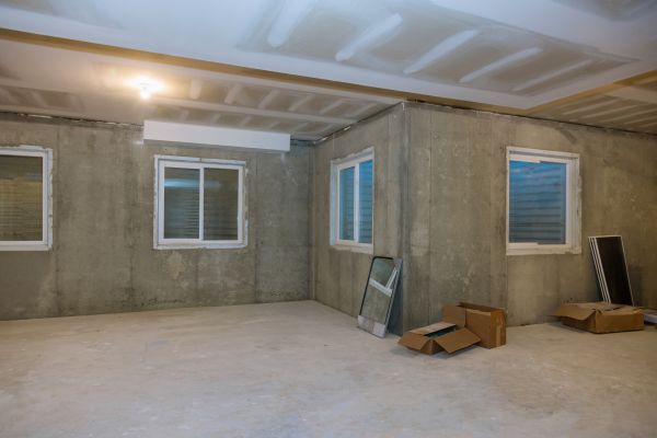 Basement Foundation Pouring
