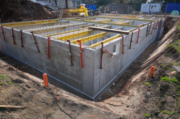 Basement Cement Pouring