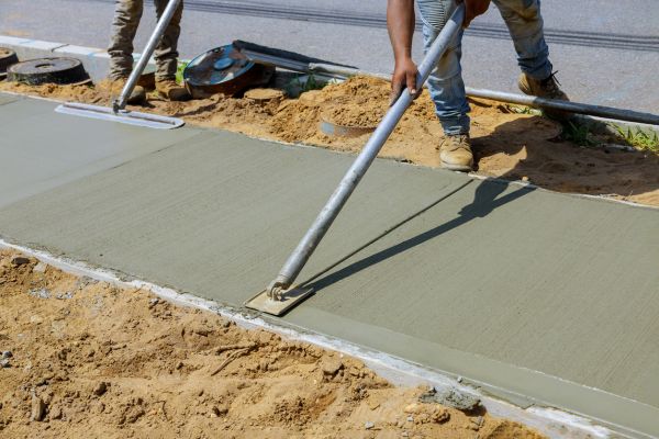Backyard Pathway Construction