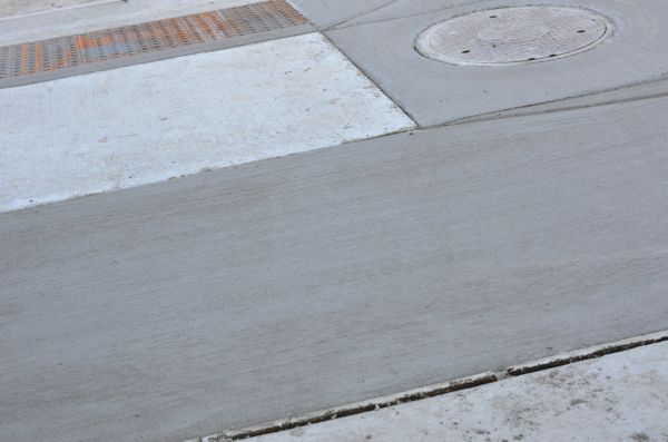Cement Sidewalk Installation