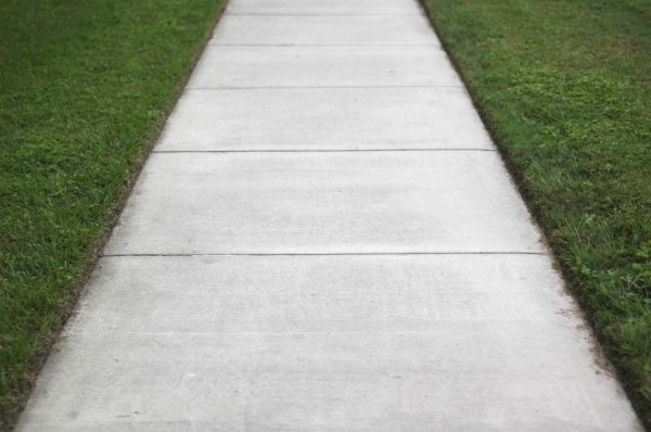 Cement Walkway Installation