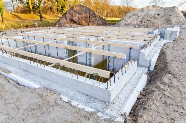 Cement Foundation Pouring