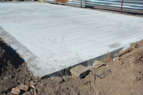 Barn Concrete Pouring