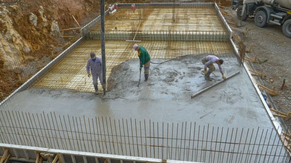 Barn Slab Installation