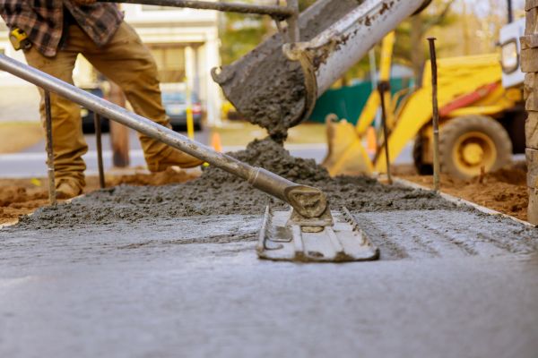 Cement Driveway Pouring