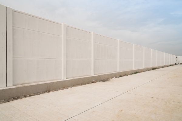 Cement Fence Installation