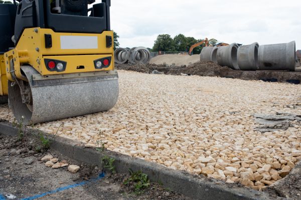 Aggregate Paving Installation