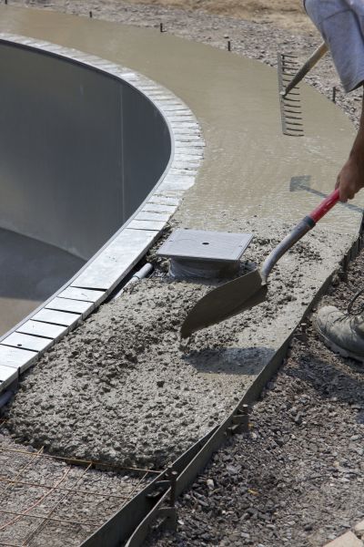 Cement Patio Installation