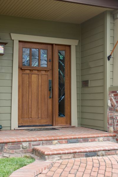 Brick Front Entrance Repair