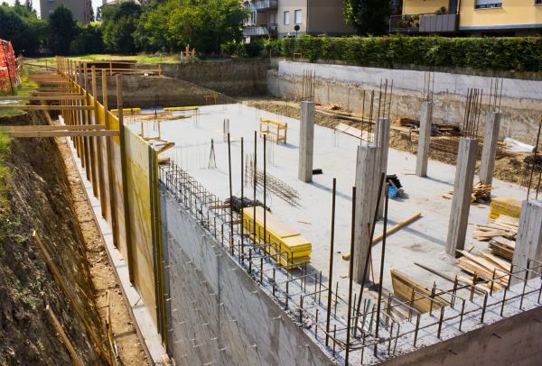 Barn Footing Construction