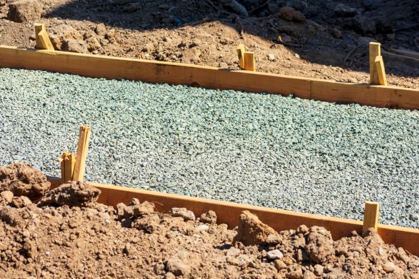 Cement Sidewalk Installation