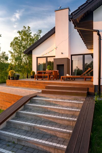 Cement Stairs Installation
