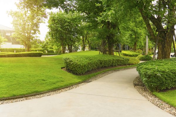 Cement Sidewalk Installation