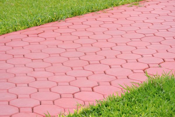 Octagon Patio Pavers Design