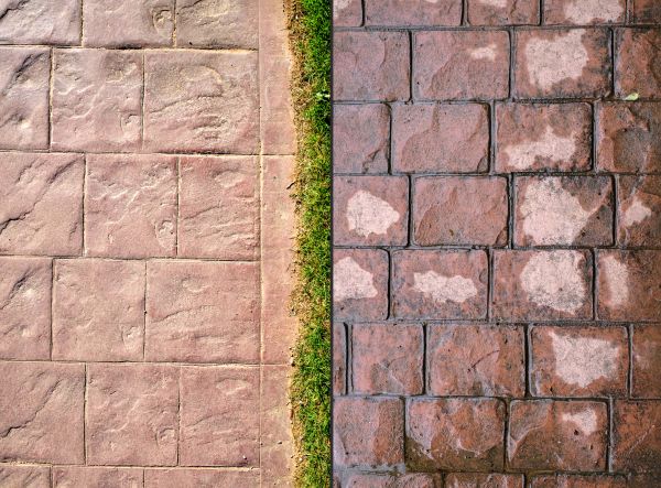 Imprinted Concrete Edging
