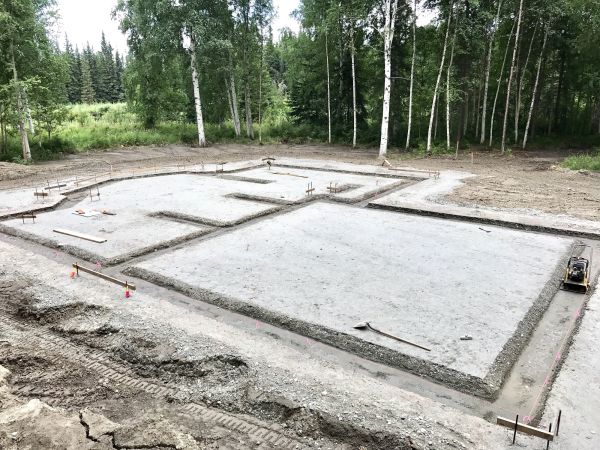 Barn Footing Installation