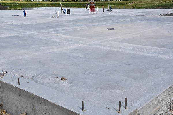 Backyard Slab Construction
