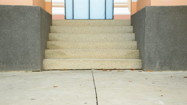 Backyard Steps Installation