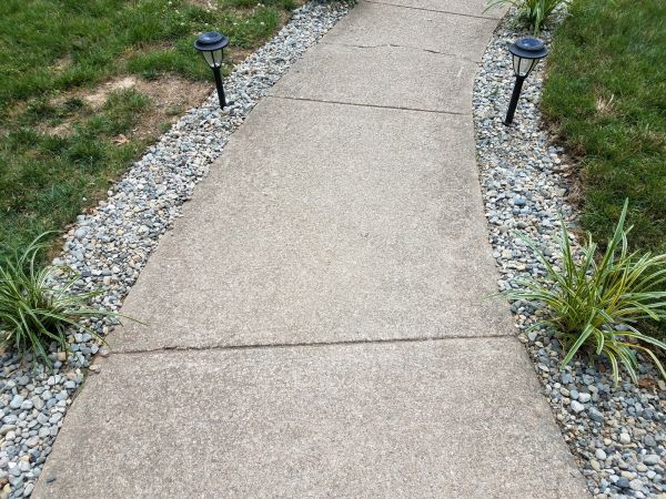 Cement Path Construction