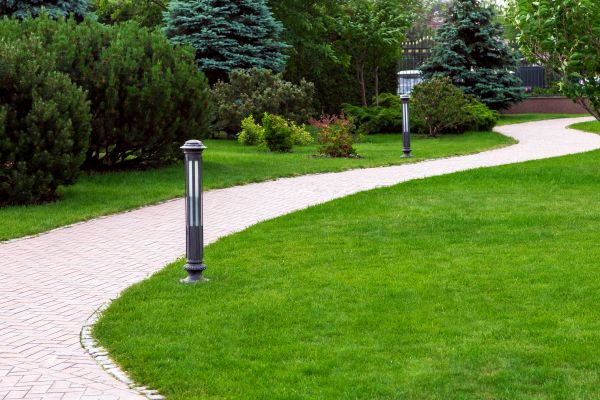 Backyard Sidewalk Installation