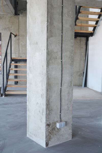 Cement Fence Installation